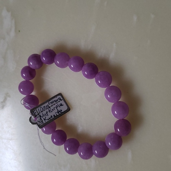 Genuine purple pink Kunzite crystal Qz beads size10mm - Picture 3 of 4